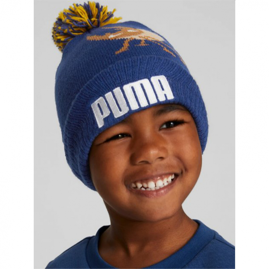 Шапка дитяча PUMA Kids Small World POM Beanie 2407301 - Зображення №3