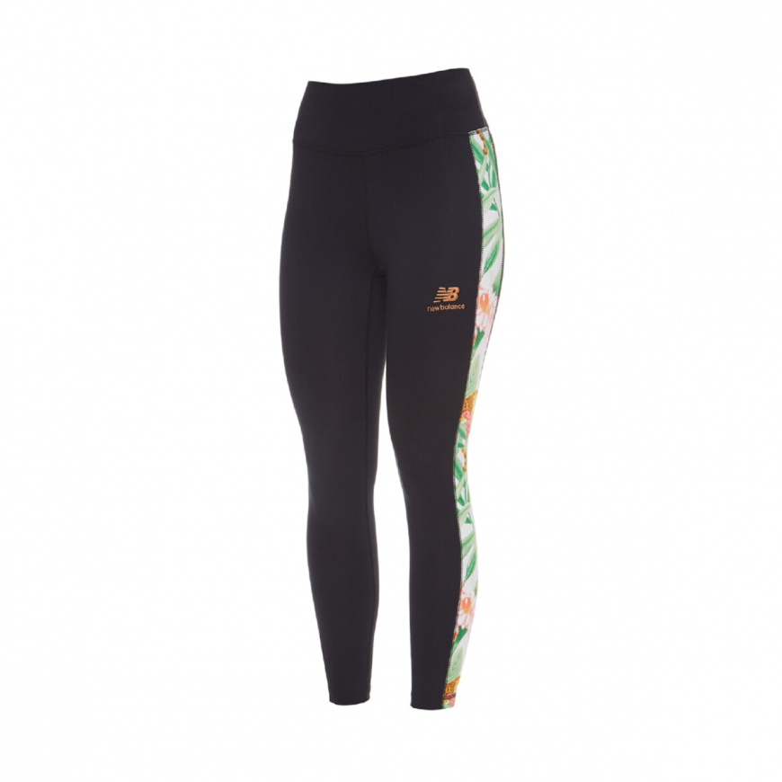 Тайтси жіночі  New Balance Ess Botanical Legging WP11509BK - Зображення