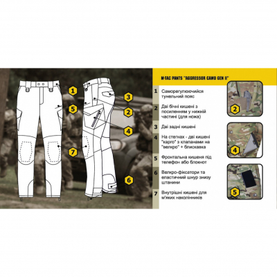 Штани тактичні M-TAC AGGRESSOR GEN.II 20002008