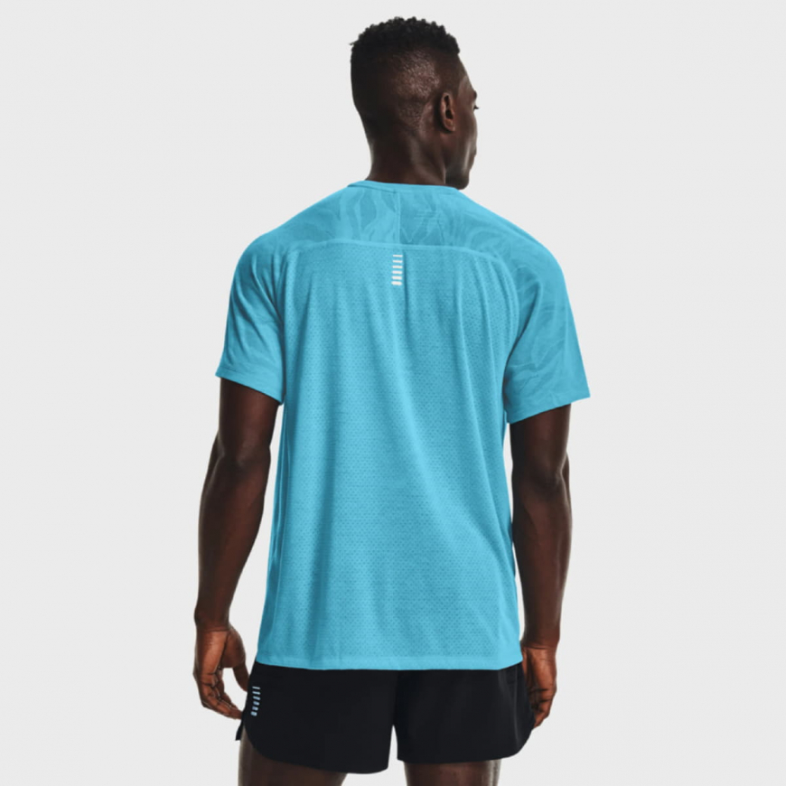 Футболка чоловіча Under Armour Streaker Jacquard Tee 1369747-481 - Зображення №2