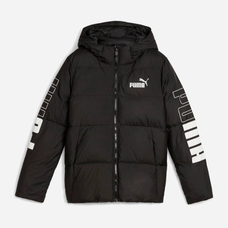 Куртка демісезонна дитяча Puma Power Hooded Jacket 67595901 - Зображення