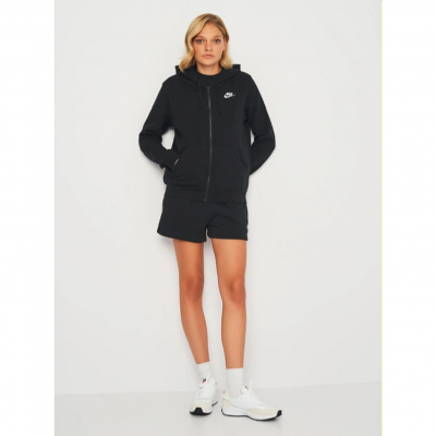 Толстовка жіноча утеплена Nike W Nsw Club Flc Fz Hoodie Std DQ5471-010