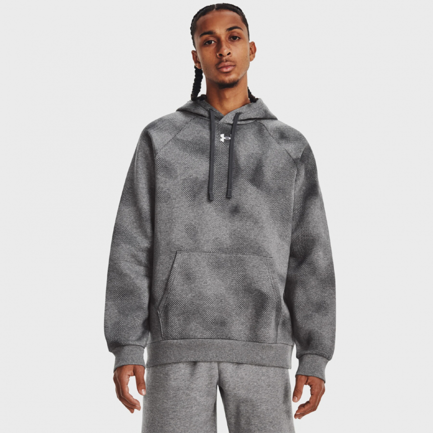 Худі чоловіче Under Armour Rival Fleece Printed HD 1379759-025 - Зображення