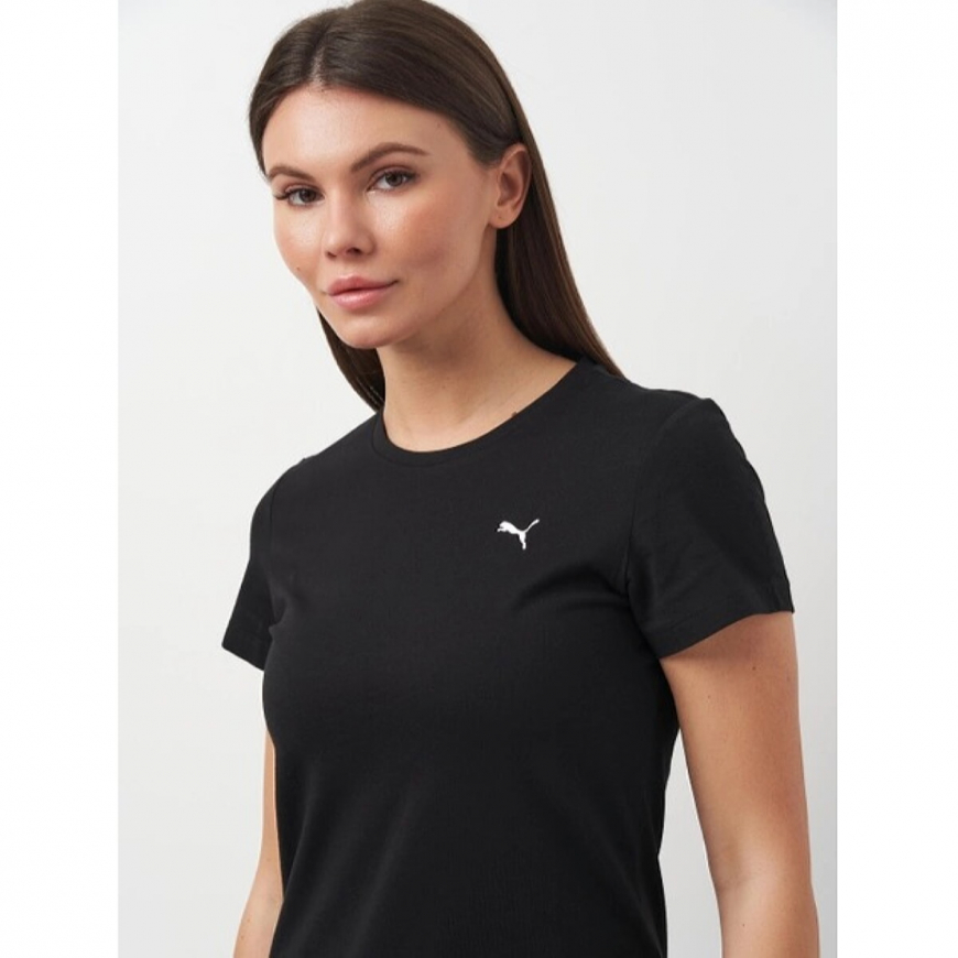 Футболка жіноча Puma Ess Small Logo Tee 58677651 - Зображення №4