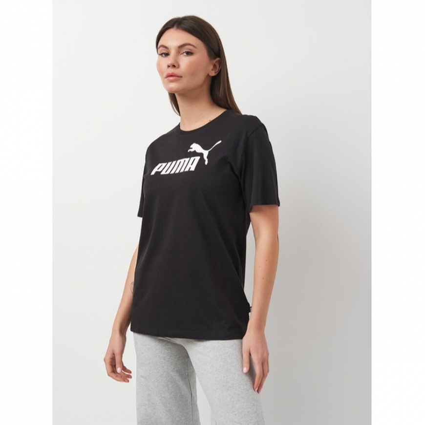 Футболка жіноча Puma ESS Logo Boyfriend Tee 58686801 - Зображення №3