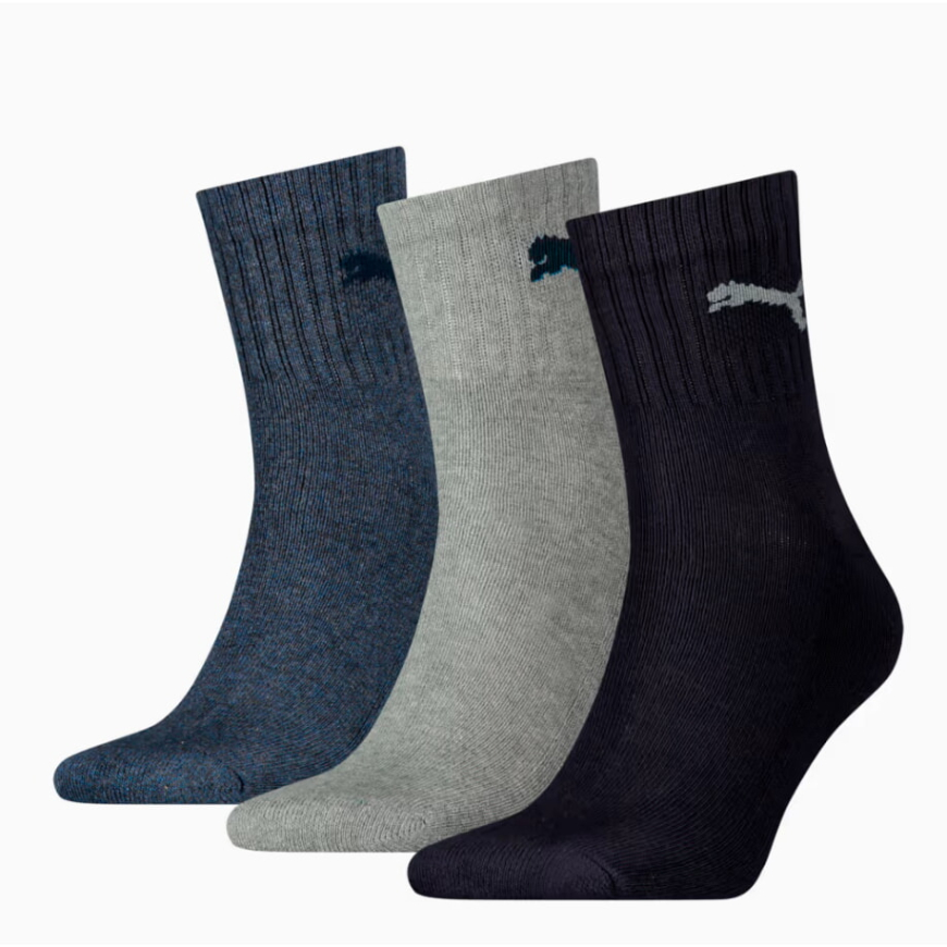Шкарпетки PUMA Unisex Short Crew Socks (3 Pack) 90611058*AW26 - Зображення