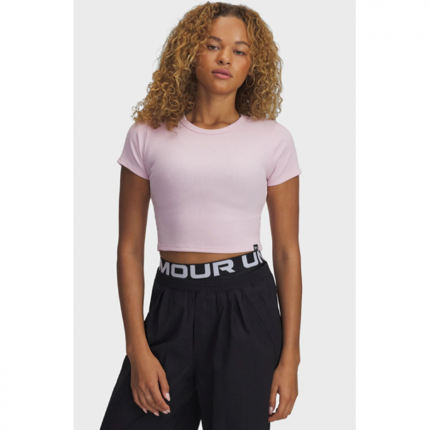 Футболка жіноча UA Rival Rib Baby Tee 6000264-647  - Зображення