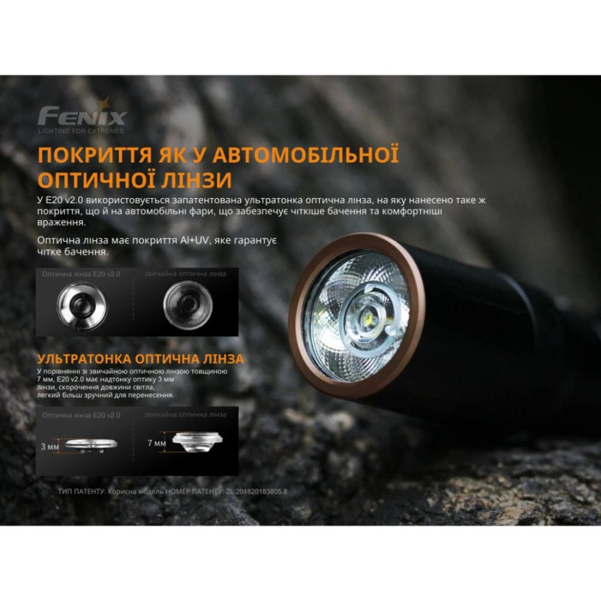 Ліхтар світлодіодний Fenix E20V20 - Зображення №20