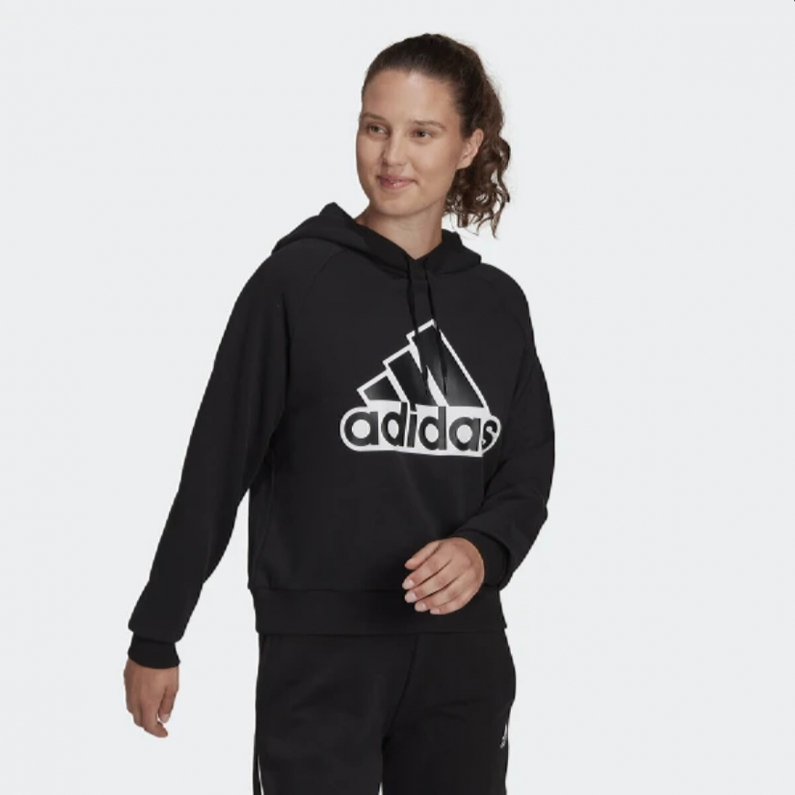 Худі жіноче ADIDAS ESSENTIALS OUTLINED LOGO HC9181 - Зображення