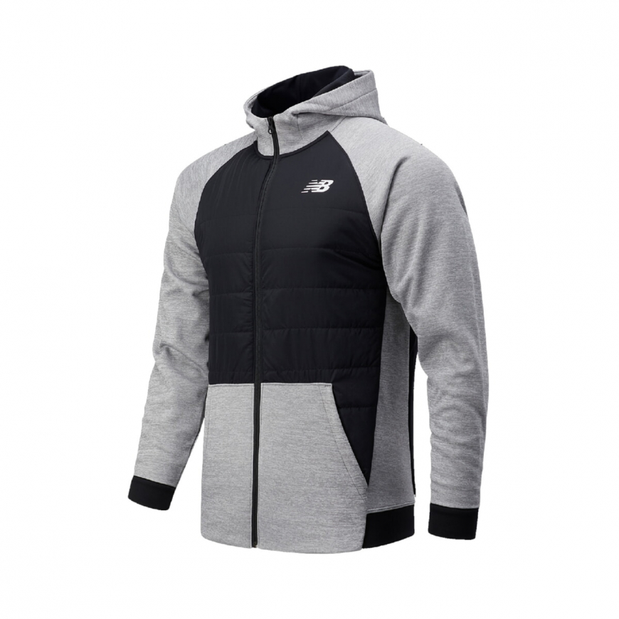 Спортивна куртка чоловіча New Balance Tenacity Perf Fleece Hybrid MJ13125AG - Зображення