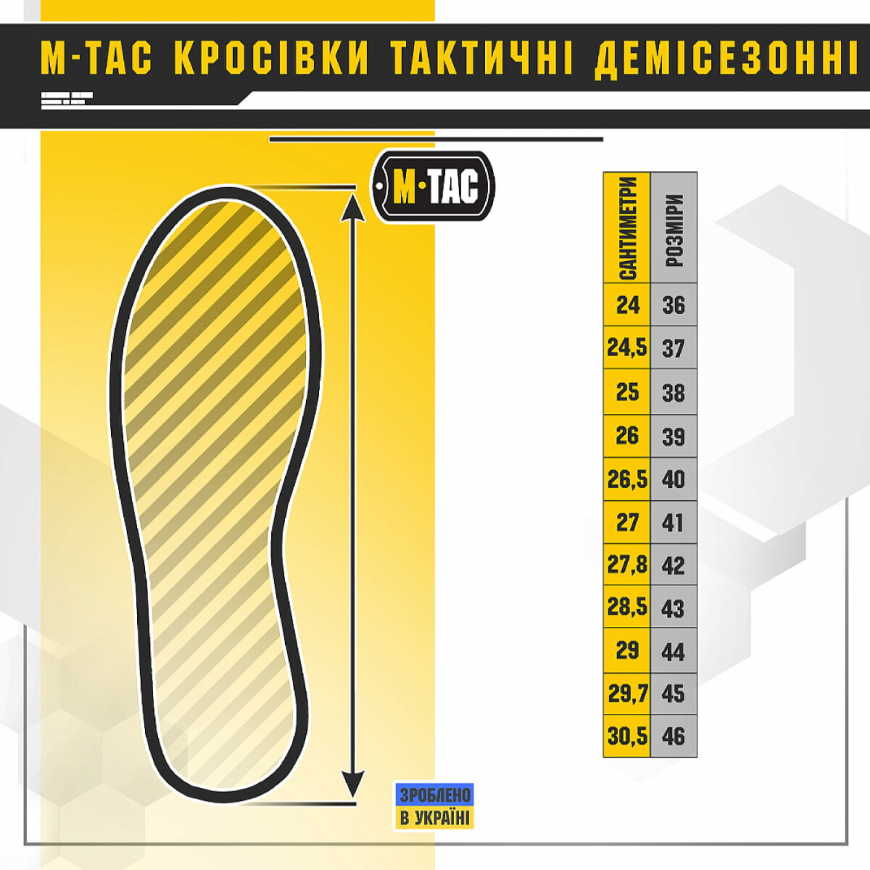 Кросівки 1JJ115/5TPLV тактичні M-TAC - Зображення №8