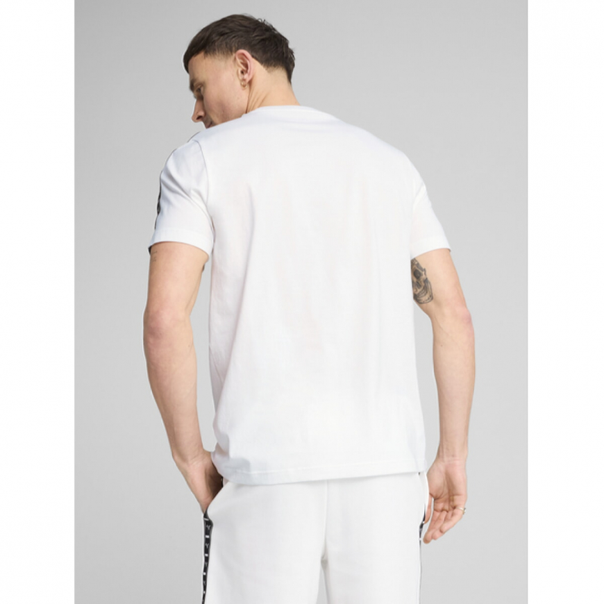 Футболка бавовняна довга чоловіча Puma Ess Tape Tee 68467402*SS25  - Зображення №2