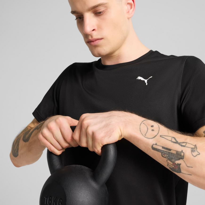 Футболка чоловіча Puma M Tad Essentials Left Chest Logo Tee 52590801 - Зображення №2