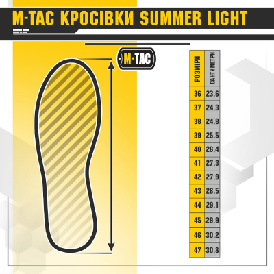 Кросівки тактичні Summer Light MTC-805514-BK M-TAC