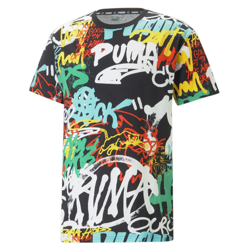 Футболка чоловіча PUMA Graffiti Tee 53924601 - Зображення