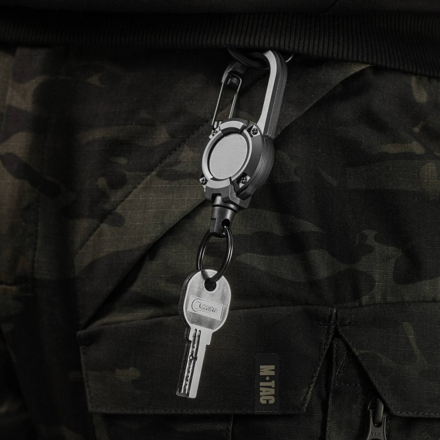 Карабін зі шнуром для ключів M-TAC 60108002 - Зображення №9