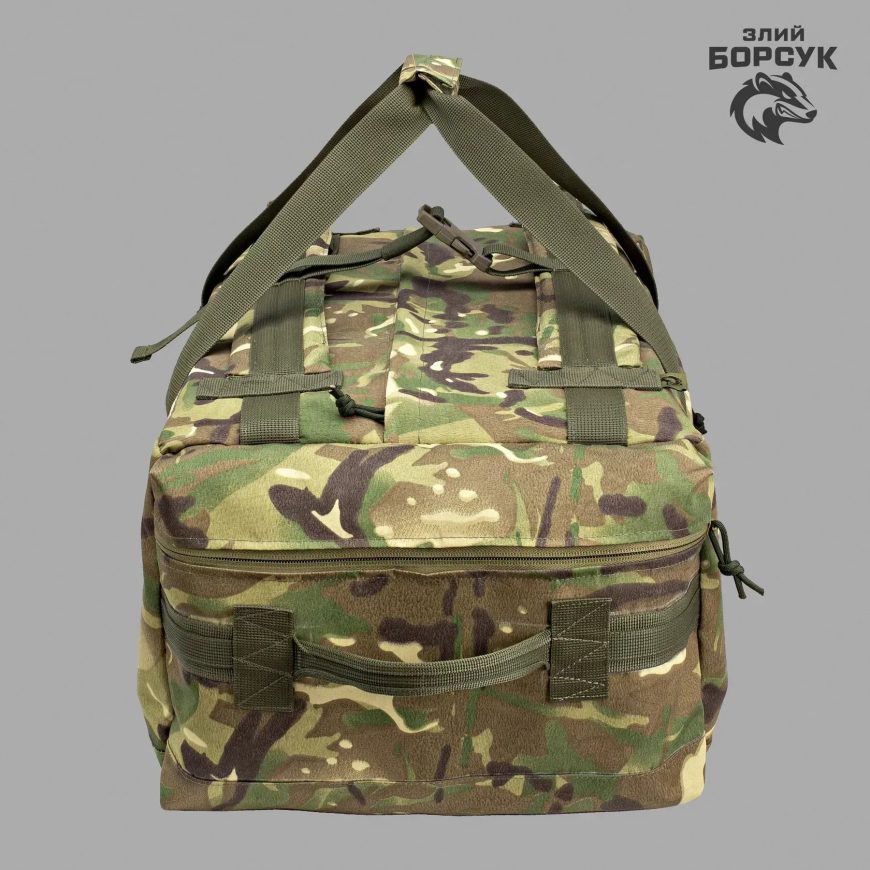 Баул, сумка-рюкзак Злий Борсук ID_1846 - Зображення №6