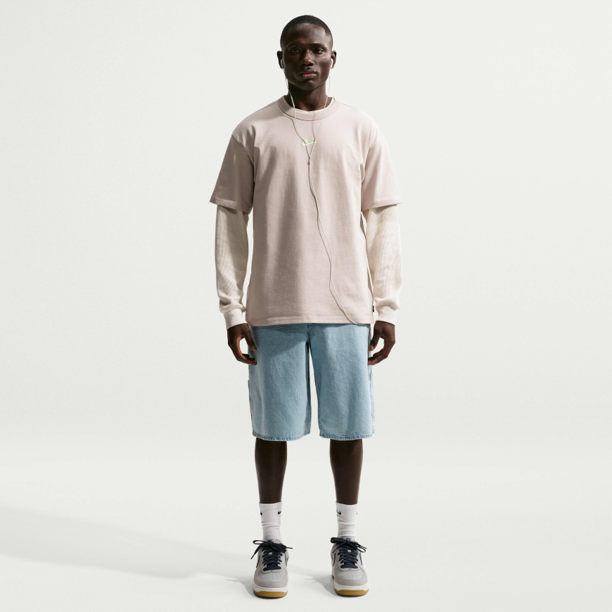 Футболка чоловіча NIKE Premium Essentials Beige IH1121-236 - Зображення №4