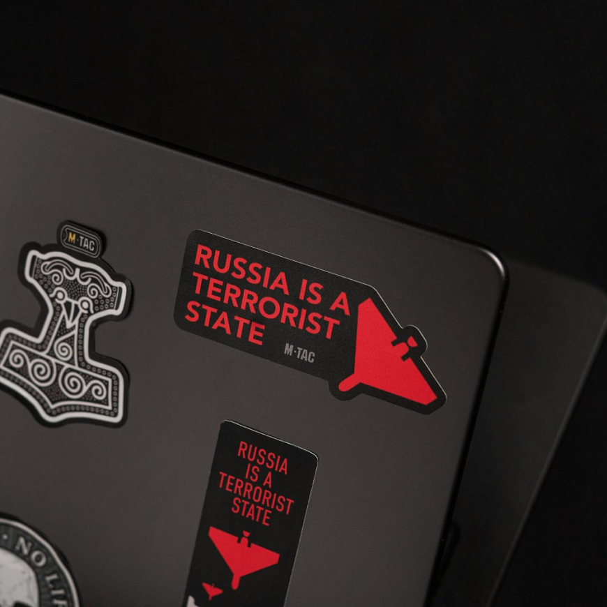 Наклейка russia is a terrorist state M-TAC 51694002 - Зображення №4