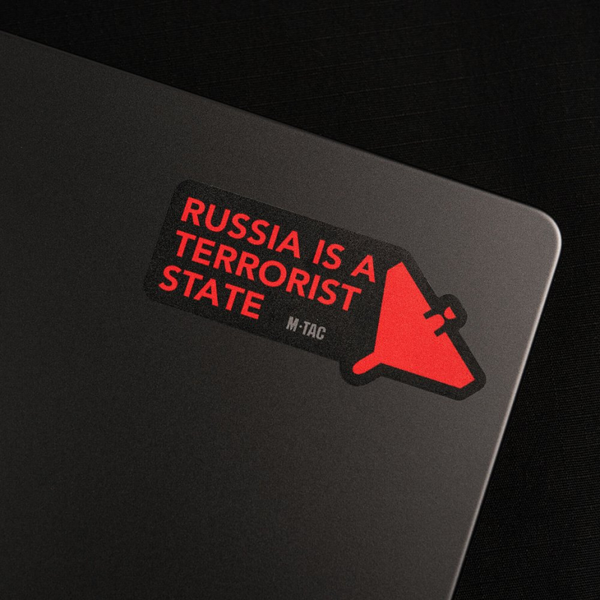 Наклейка russia is a terrorist state M-TAC 51694002 - Зображення №10