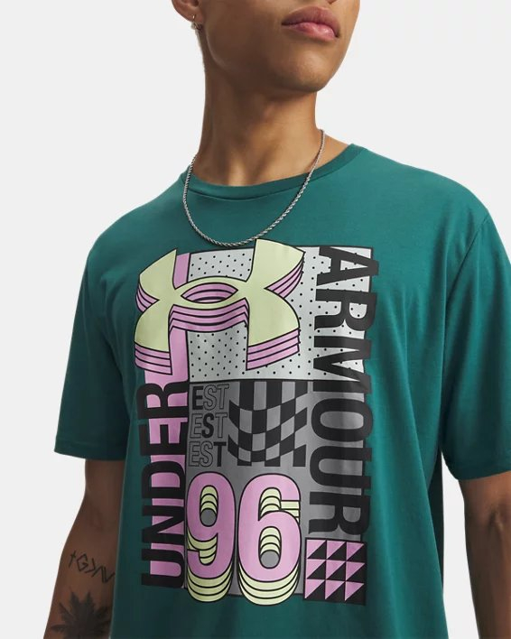Футболка чоловіча Under Armour M LOGO 6009244-338 - Зображення №3