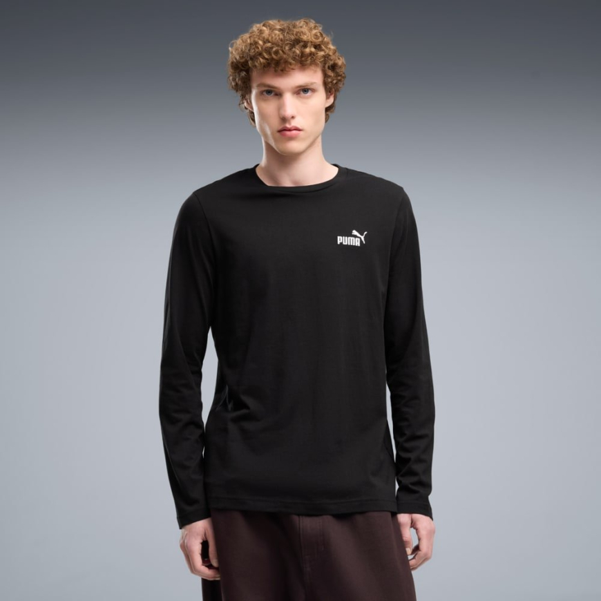 Лонгслів чоловічий PUMA  Essentials No. 1 Logo Long Sleeve Tee Men 68254601 - Зображення