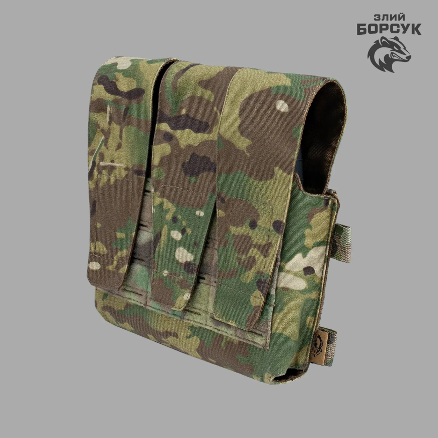 Підсумок під 3 магазини закритий, трансформер (Cordura) Злий Борсук ID_1982 BRS - Зображення №3