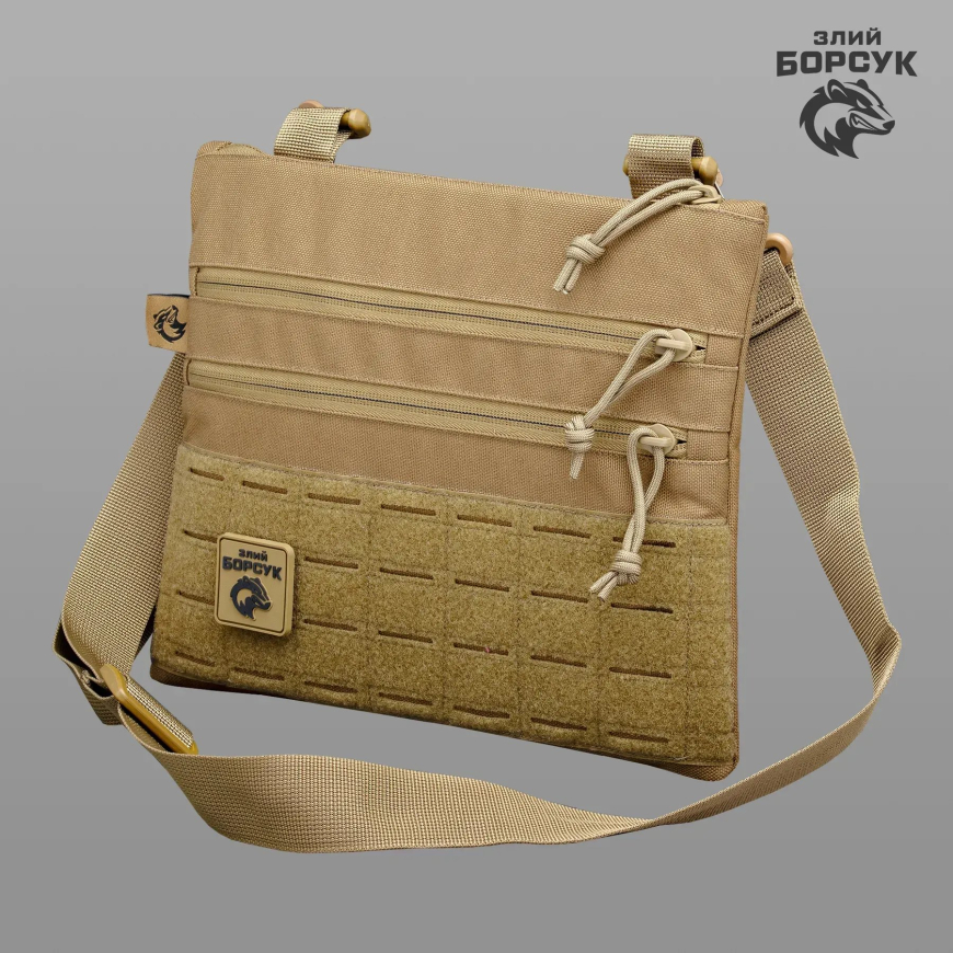 Сумка-планшетка Злий Борсук "Crossbody VelPak" (Cordura) ID_1724 BRS - Зображення