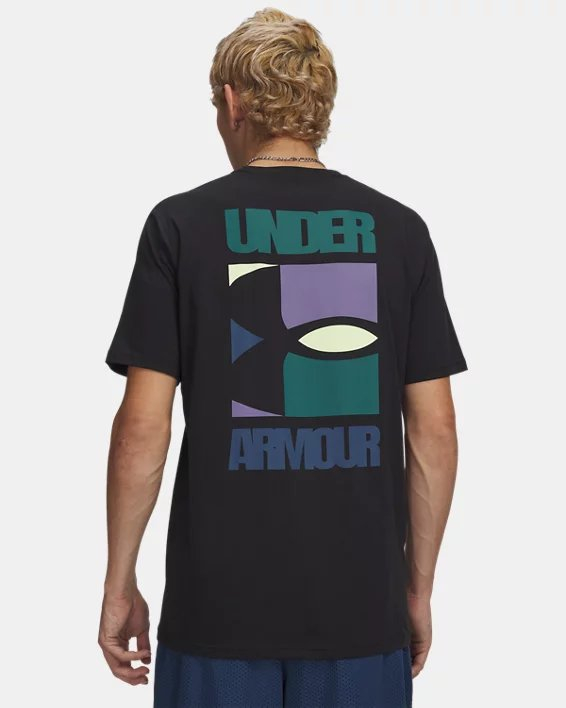 Футболка  чоловіча Under Armour M BLOCK LOGO SS 6009250-001 - Зображення №2
