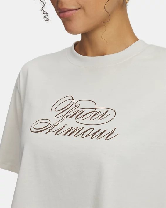 Футболка Жіноча Under Armour Script Heart 6011506-110 - Зображення №3