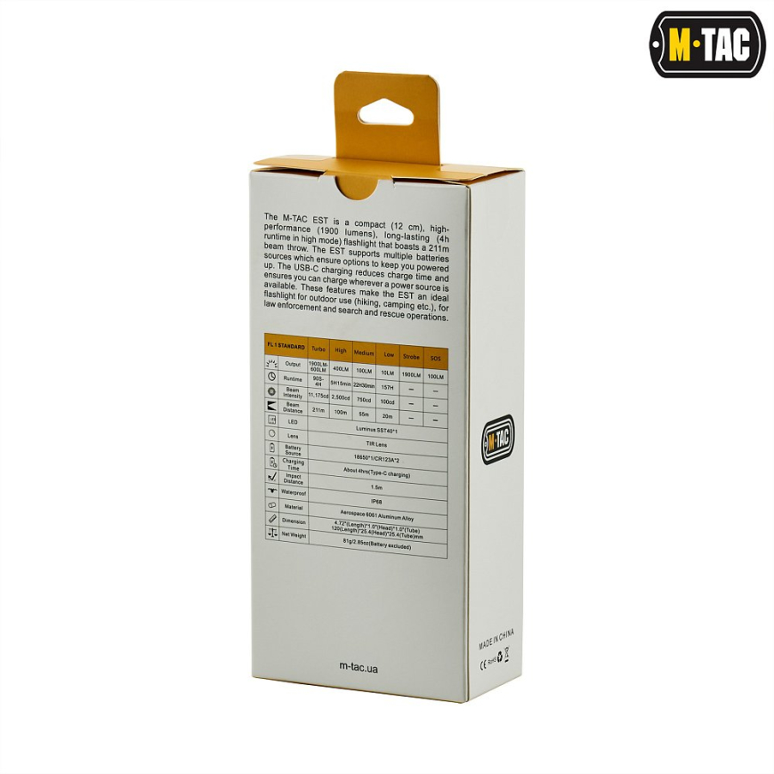 Ліхтарик EST M-TAC 60123000 - Зображення №2
