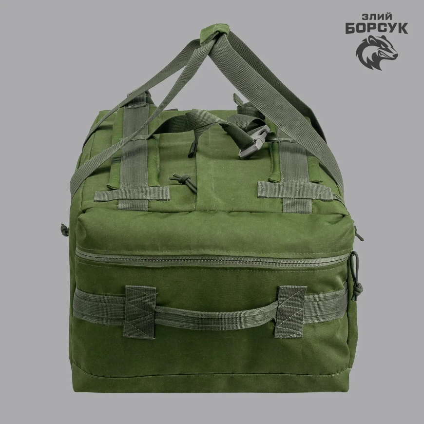 Баул, сумка-рюкзак Злий Борсук ID_1863 BRS - Зображення №3