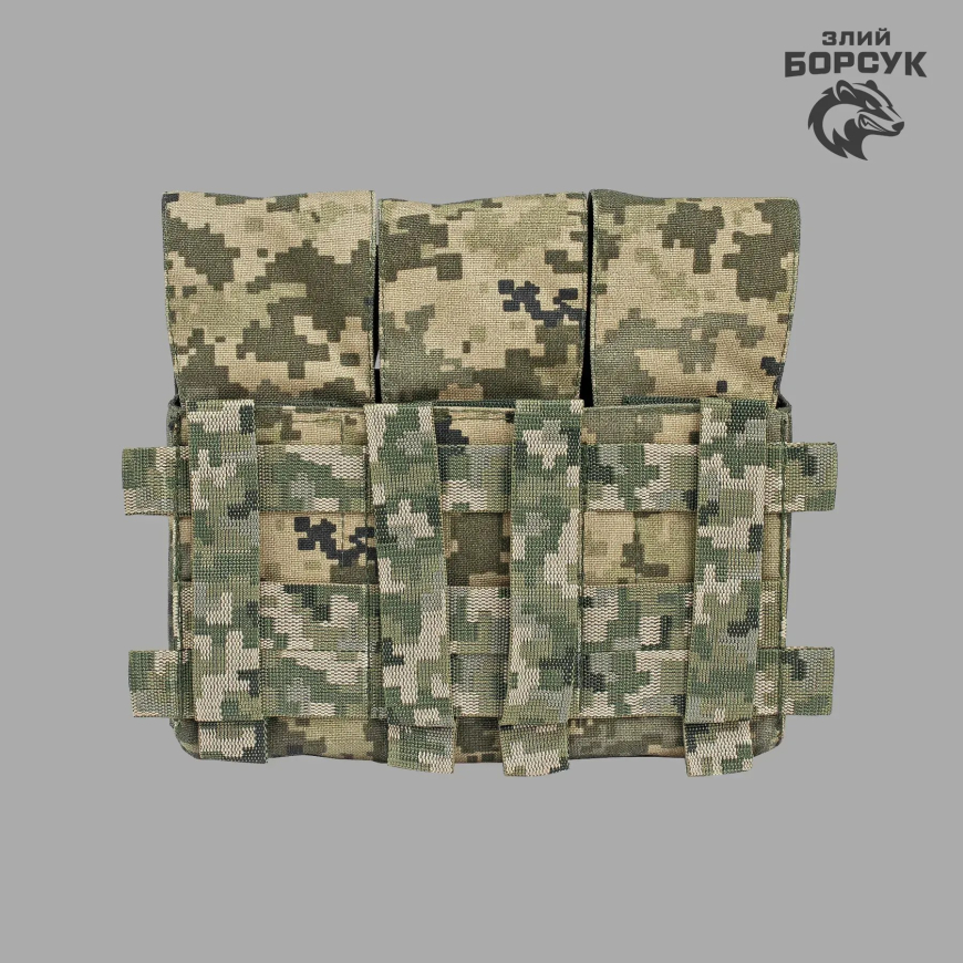 Підсумок під 3 магазини закритий, трансформер (Cordura) ID_1981 BRS - Зображення №3