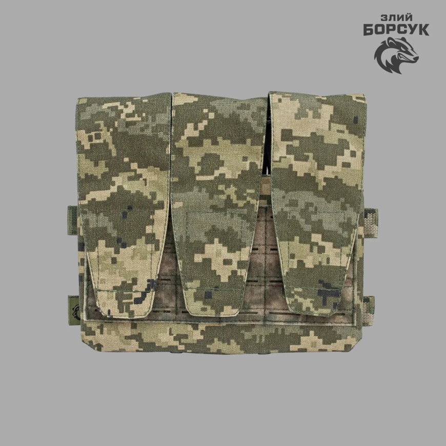 Підсумок під 3 магазини закритий, трансформер (Cordura) ID_1981 BRS - Зображення №4