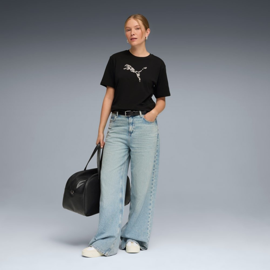 Футболка жіноча PUMA  Essentials Graphics Animal Relaxed Tee Women  69182101 - Зображення №3