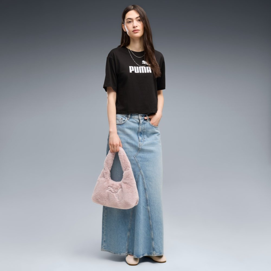 Футболка жіноча PUMA ESS Cropped No. 1 Logo Relaxed Tee Women 68497201 - Зображення №3
