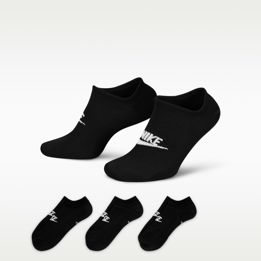 Шкарпетки унісекс Nike Nsw Everyday Essential Ns Black (3 пари) DX5075-010 - Зображення