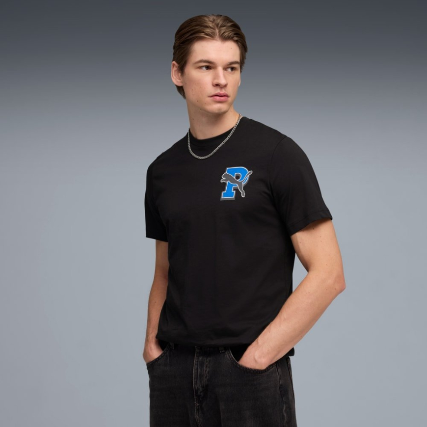 Футболка чоловіча PUMA Graphic Varsity Tee Men 69177601 - Зображення