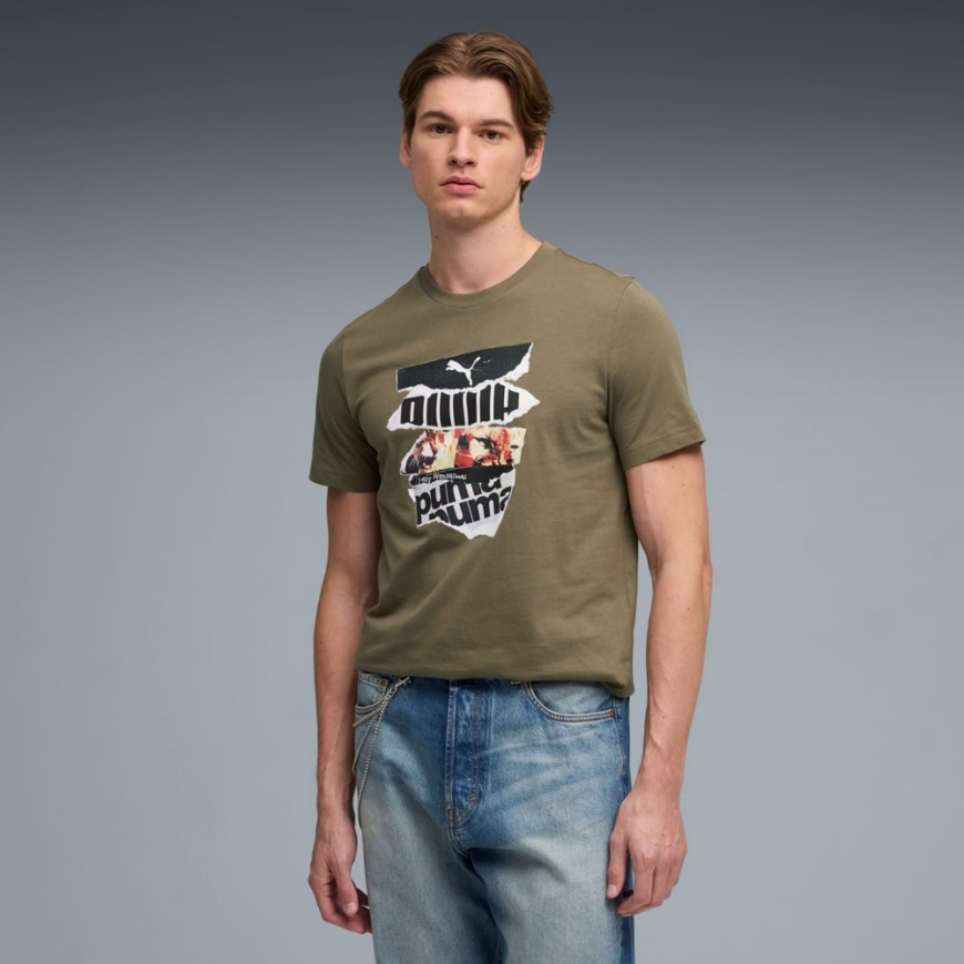 Футболка чоловіча PUMA  Graphic Photoprint Tee Men  69301081 - Зображення