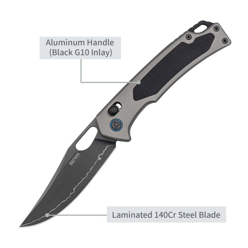 Ніж складний SRM Retriever 9203-AK2 - Зображення №14