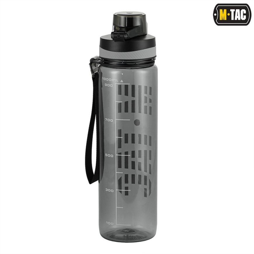 Пляшка для води M-Tac  1000 мл Grey 60089011 - Зображення №4