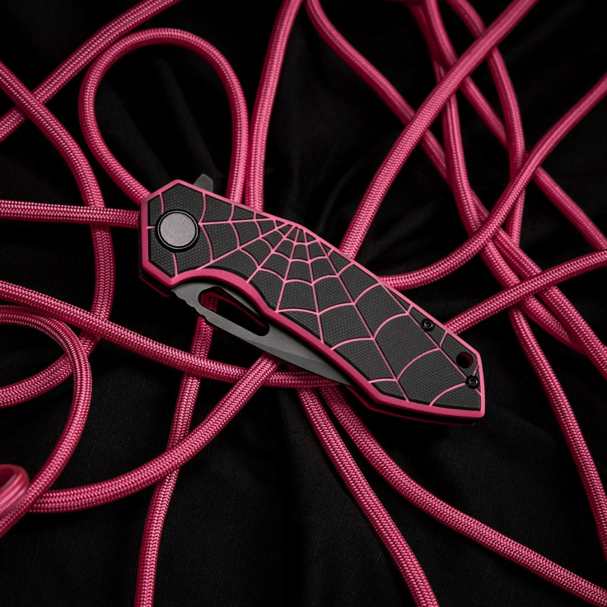 Ніж складаний M-TAC  Type 12 Spider Web Black/Pink60118272 - Зображення №3