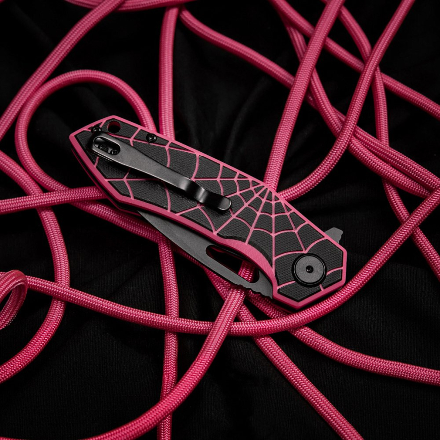 Ніж складаний M-TAC  Type 12 Spider Web Black/Pink60118272 - Зображення №11