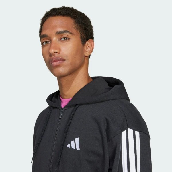 Худі чоловіче  ADIDAS Essentials 3-Stripes French Terry JD1877 - Зображення №6