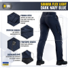 Брюки M-TAC Sahara Flex Light Dark Navy Blue 20064015 - Зображення №11