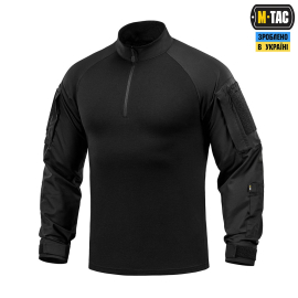 Сорочка M-TAC бойова літня Piquet Black 20508002 Gen II Piquet