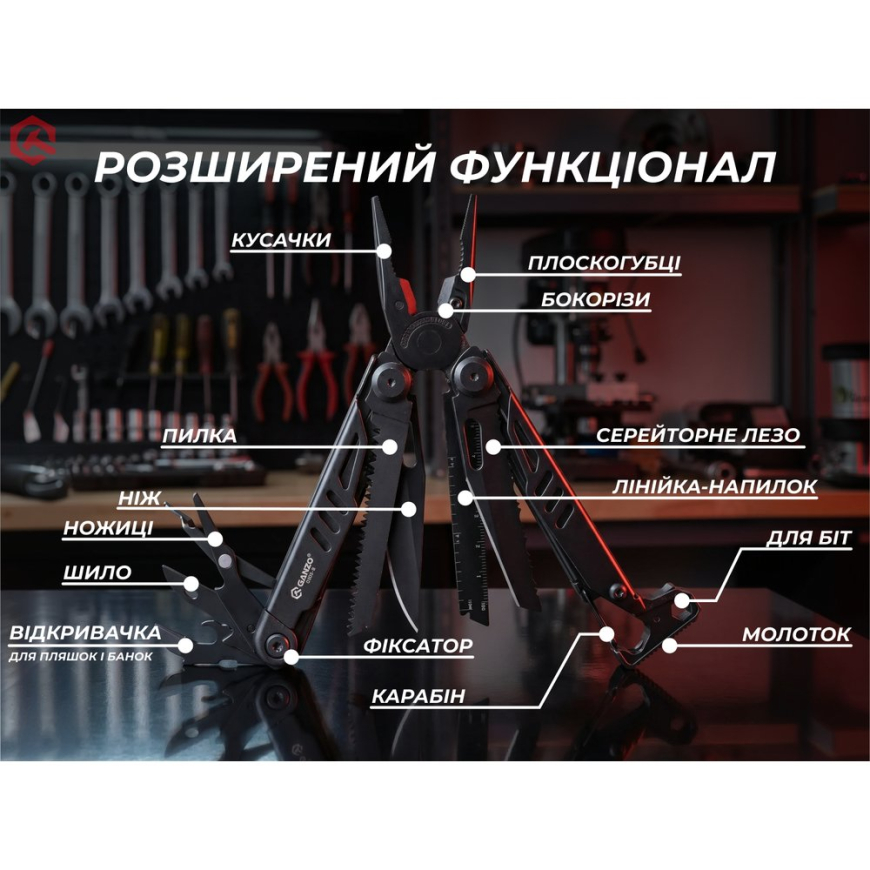 Мультитул G305 Ganzo (a) - Зображення №5