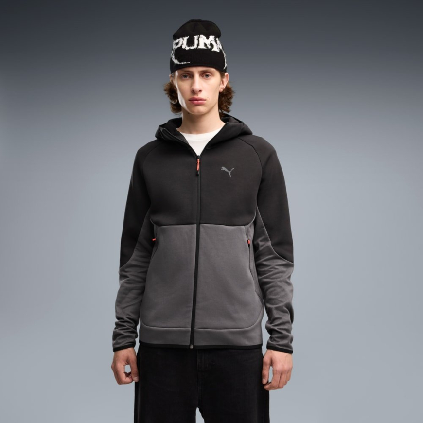 Джемпер чоловічий PUMA PUMATECH Elevated Slim Full-Zip Hoodie 69395134 - Зображення