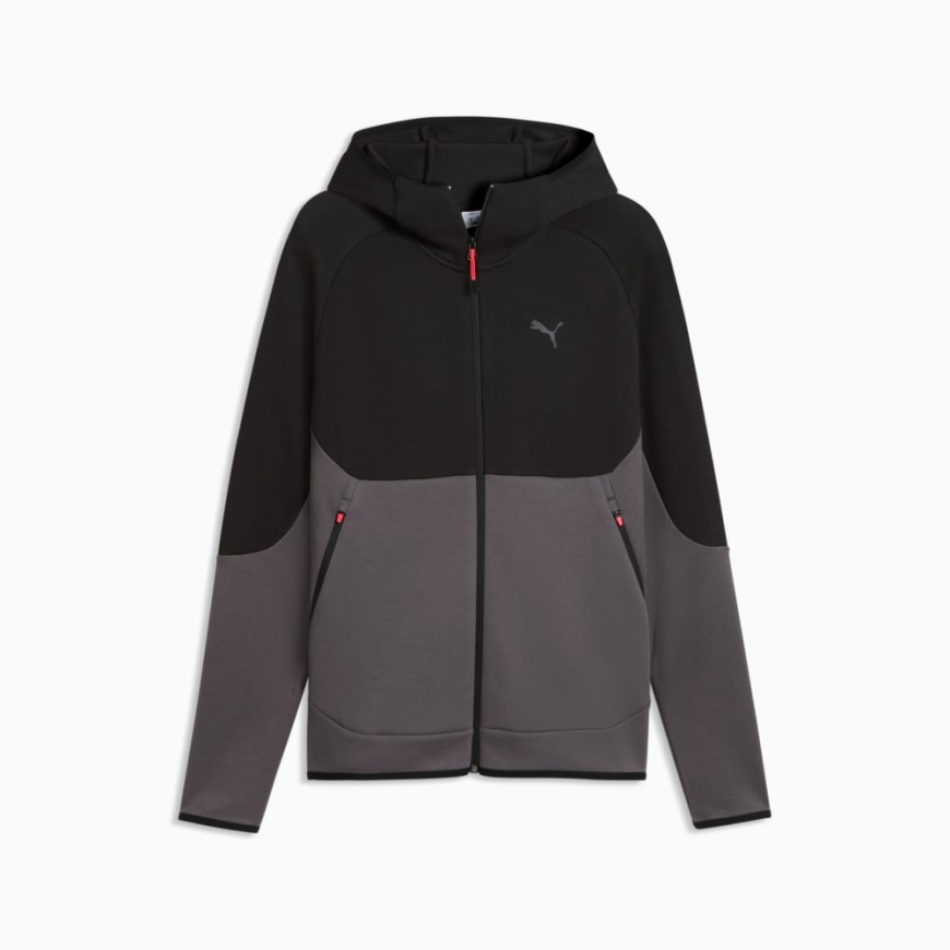 Джемпер чоловічий PUMA PUMATECH Elevated Slim Full-Zip Hoodie 69395134 - Зображення №4