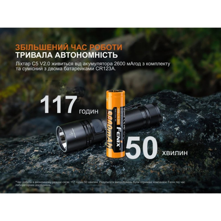 Ліхтар ручний Fenix C5V20 - Зображення №8